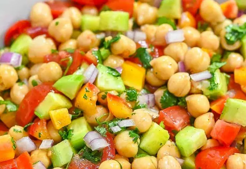 Chickpea veg Salad