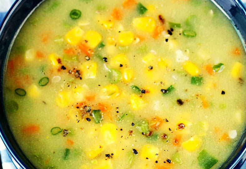 Sweet Corn Veg Soup